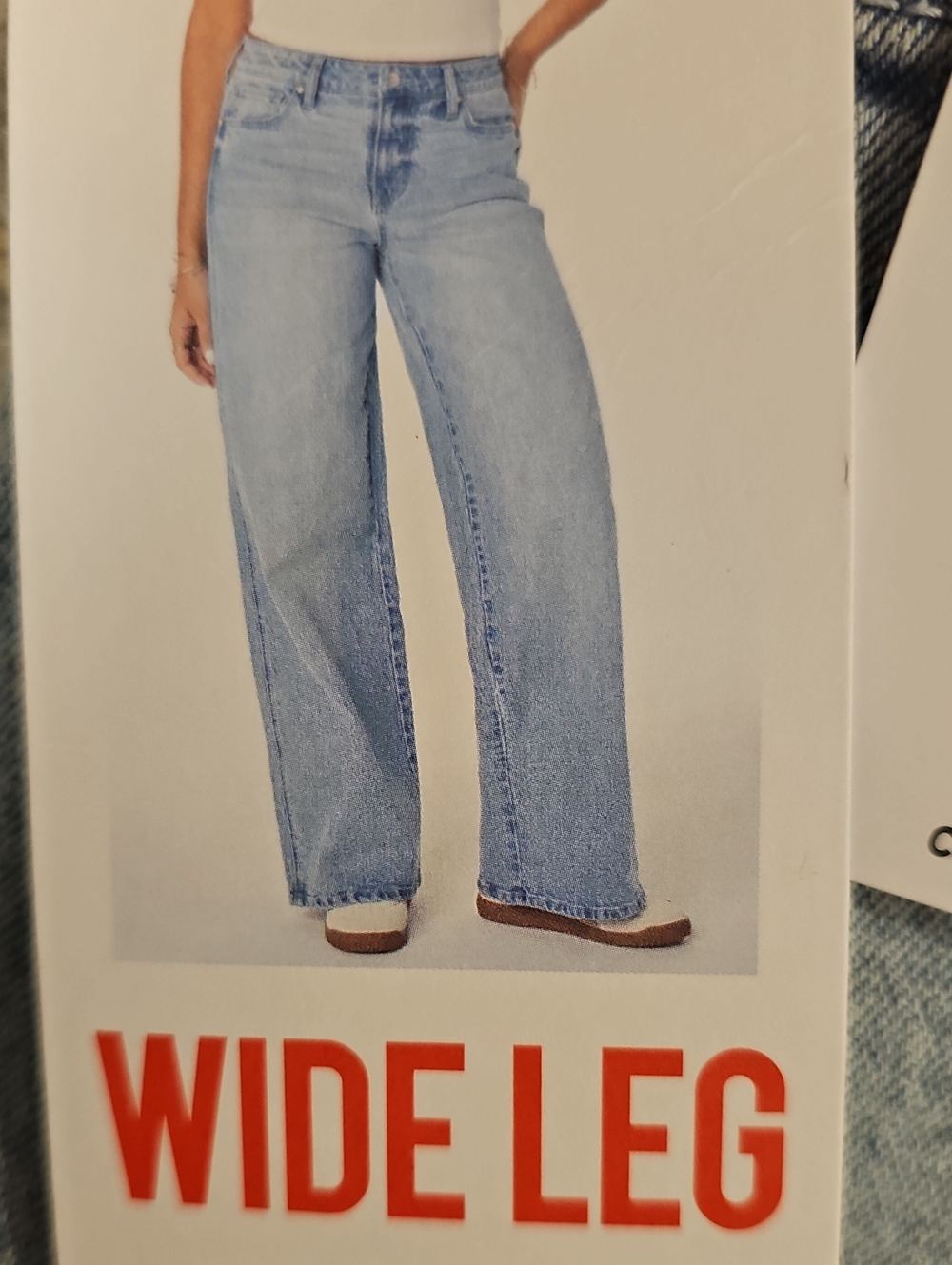Nwt Woman's Celebrity Pink Light Blue Wide Leg Jeans